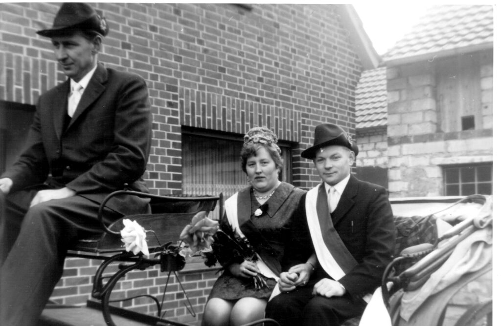 Erntekönigspaar 1965: Heinz und Paula Balsmeier