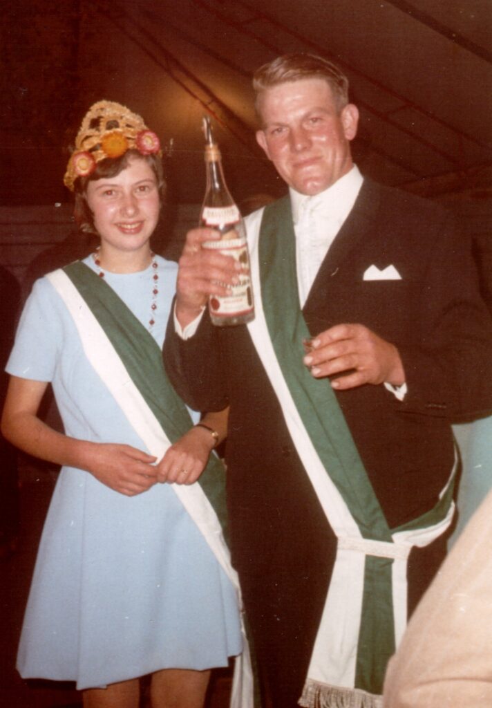 Erntekönigspaar 1970: Reinhard Ramsel und Maria Pollmeier