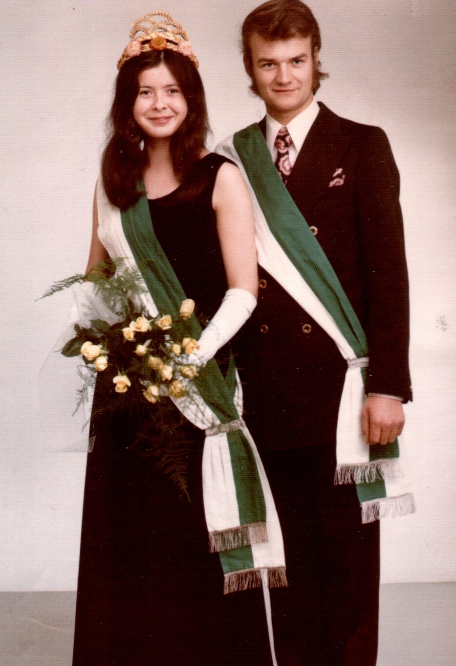 Erntekönigspaar 1971: Walter Rodehutskors und Doris Cormann