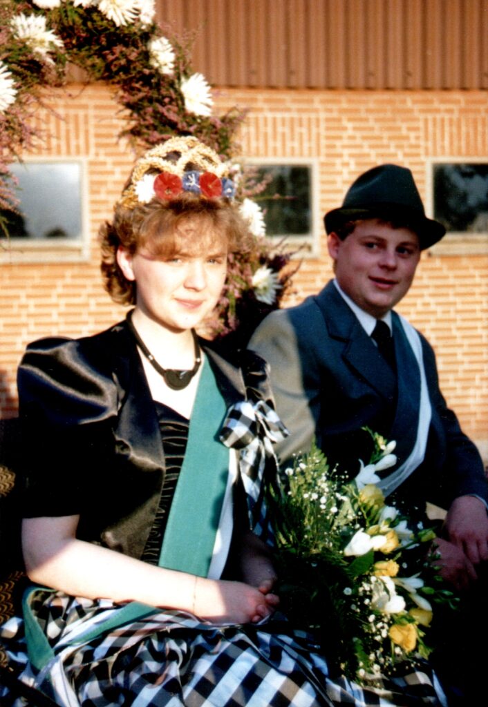 Erntekönigspaar 1988: Winfried Stollmeier und Rita Rodehuth