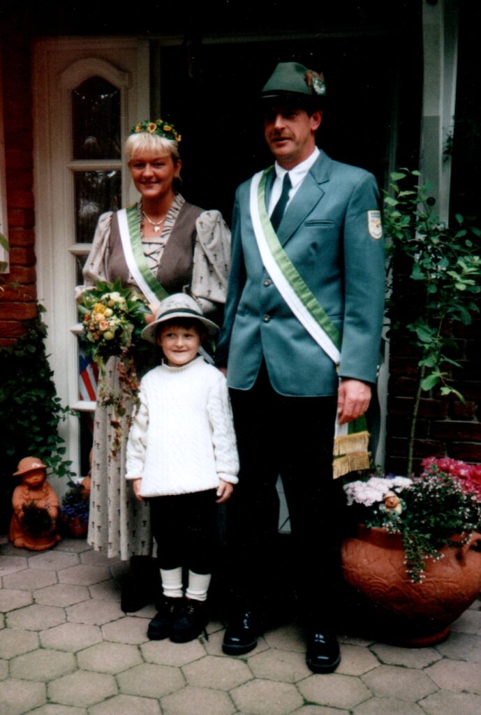 Erntekönigspaar 1998: Michael und Gabi Bartsch