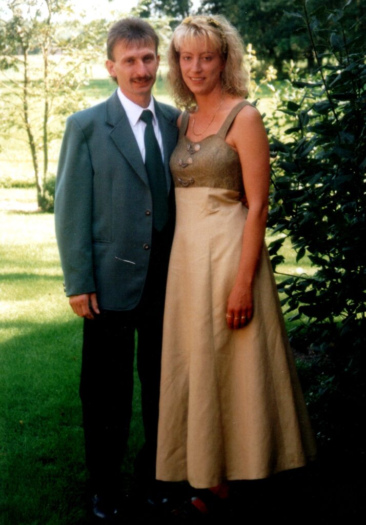 Erntekönigspaar 2002: Lorenz und Andrea Winkenjohann