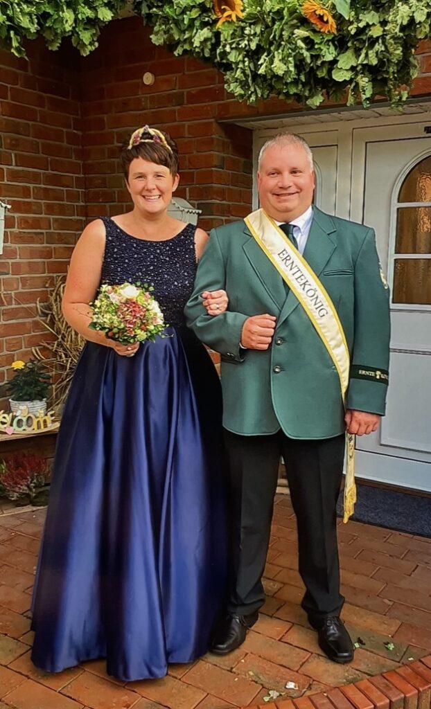 Erntekönigspaar 2019: Markus Keßler und Melanie Bräuer